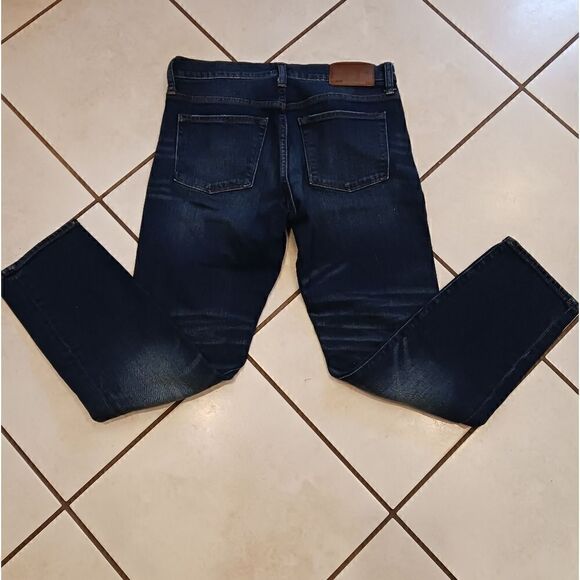 J CREW Men's Jeans Slim 30 x 30 Kurabo 484 Blue Denim Whiskered - Picture 10 of 16